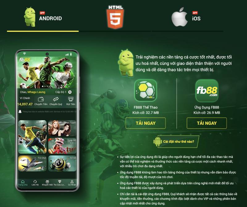Tải FB88 trên Android – Cài đặt nhanh qua file APK